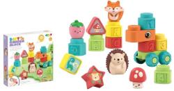 Man Yuk Toys Puha építőkocka készlet állatos kockákkal - 22 db-os (6193) - jatekbolt