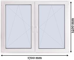  170×140 cm TOKOSZTOTT bukó-nyíló ablak 3 rétegű