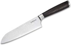 Böker - Damaszkuszi santoku konyhakés DAMAST 16, 5 cm tölgy 130952DAM (GG880)