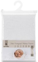 Lorelli Protectie impermeabila saltea bebe, tip cearsaf cu elastic, Lorelli, 60 x 120 + 20 cm, Alb Saltea bebelusi