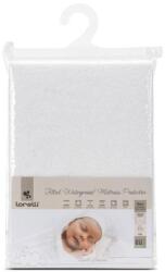 Lorelli Protectie impermeabila saltea bebe, tip cearsaf cu elastic, Lorelli, 70 x 140 + 20 cm, Alb Saltea bebelusi