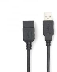Nedis CCGL60010BK20 USB hosszabító kábel 2m fekete (CCGL60010BK20)