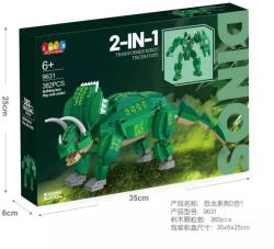 Man Yuk Toys Set de construcție - Triceratops, 382 piese (9631)