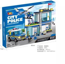 Man Yuk Toys Set de cuburi de construcție - Poliția Orașului, 497 piese (9623)