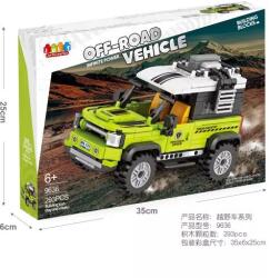 Man Yuk Toys Set de cuburi de construcție - Mașină de teren, 293 piese (9636)