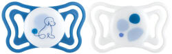  CHICCO Physioforma Light szilikon fogszabályozó cumi blue 6-16 hónap, 2 db - pepita