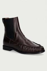 BOSS ghete scurte pentru femei din piele Lycia 9BY2-OBDW2R_89X (50573103.207)