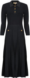 Michael Kors Rochii lungi Femei POLO FLARE MIDI DRESS MICHAEL Michael Kors Negru EU L