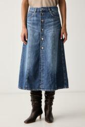 BOSS Orange fustă evazată din denim C_DNM MIDI SKIRT 9BY2-SDDZYD_55J (50564430)