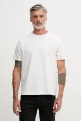 Giorgio Armani T-shirt férfi pamut - bézs XL - answear - 23 990 Ft