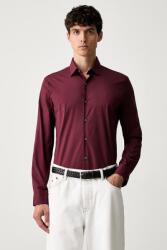 Calvin Klein férfi ing pamut elasztánnal - burgundia 41
