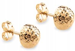 Goldmark Arany Fülbevaló Gyémánt Félgömbök 14KT 585 5 mm