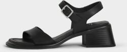 Vagabond Shoemakers bőr szandál INES - fekete Női 37