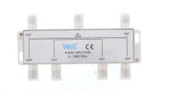 Well Spliter semnal TV 6 cai 1000 Mhz, Well produs cu ambalaj deteriorat (ADS-SPLT-FC/6-WL)