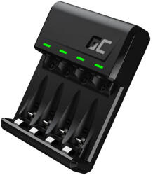 GreenCell Green Cell GC VitalCharger Ni-MH AA és AAA akkumulátor töltő Micro USB and USB-C portal Felbontott csomagolás (GC-35829-EX)