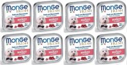 Monge Dog Fresh Marhahús pástétom 8 x 100 g