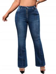 Shein 4XL-ES Széles Szárú Farmernadrág