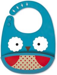  SKIP HOP Zoo Állatos szilikon előke Bagoly 6h+