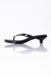 Karl Lagerfeld Női fekete magassarkú flip-flop papucs Jelly Heel Karl Lagerfeld KL83006 37 (KL83006 V00 )