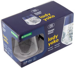 Somogyi Elektronic Kft SOMOGYI HappyGlass Lady Yoko törhetetlen koktélpohár, 40 cl, BPA mentes, élelmiszeripari minőség, 2 db / szett (Lady Yoko)