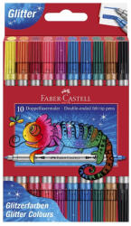 Faber-Castell Filctoll FABER-CASTELL kétvégű csillámos 10 darabos (151107) - nyomtassingyen