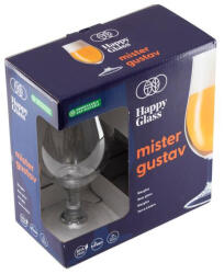 Somogyi Elektronic Kft SOMOGYI HappyGlass Mister Gustav törhetetlen söröskehely, 50 cl, BPA mentes, élelmiszeripari minőség, 2 db / szett (Mister Gustav)
