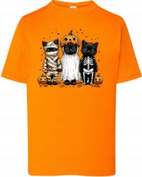 JHK Póló Halloweenre Aranyos Jelmez Macskák Jelmez 134/140 7-8 Év