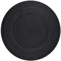 Hanse Home Covor negru reversibil/țesut manual rotund din iută ø 200 cm Braided - Hanse Home Covor