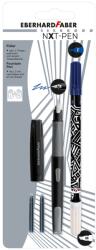 Eberhard Faber Stilou scolar + pic + rezerve, corp gri-negru, NXT Eberhard Faber (EF551002)