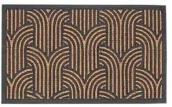  Kókuszrost és gumi lábtörlő art deco mintás 75x45cm (701-234 - RB292)