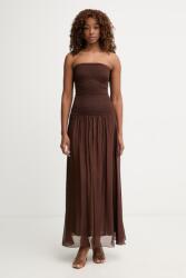 Haveone ruha selyemmel - barna S - answear - 28 990 Ft