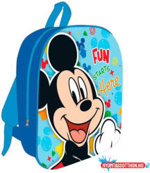 Mister Licence Disney Mickey Fun Starts 3D hátizsák, táska 30 cm (JAV_FML931210)