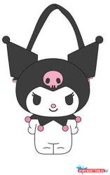 Cerda Hello Kitty Kuromi oldaltáska, válltáska 30 cm (JAV_CEP2100006287B)