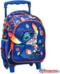 GIM Disney Lilo és Stitch, A csillagkutya Chillin' gurulós ovis hátizsák, táska 30 cm (JAV_GIM34200072)