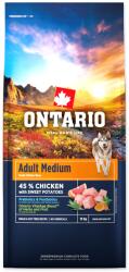 ONTARIO Adult Medium Chicken & Sweet Potatoes 12 kg - azpets