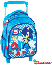 GIM Sonic a sündisznó Trio gurulós ovis hátizsák, táska 30 cm (JAV_GIM33489072)