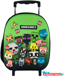 Mister Licence Minecraft Characters gurulós ovis 3D hátizsák, táska 32 cm (JAV_MSL706964)