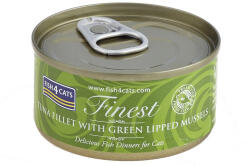 Fish4Cats Konzerva macskáknak Finest tonhal kagylóval 70 g