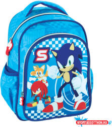 GIM Sonic a sündisznó Trio hátizsák, táska 31 cm (JAV_GIM33489054)