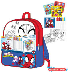 Cerda Pókember Go Spidey színezhető hátizsák, táska 38 cm (JAV_CEP2700001820)