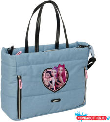 Safta K-pop Démonvadászok Denim Dreams táska, válltáska laptoptartóval 40 cm (JAV_SFL648023)