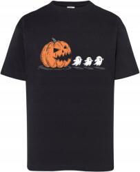JHK Póló Halloweenre Sütőtök és szellemek, mint a pacman 146/152 cm 9-11 év