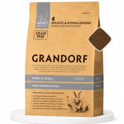 Grandorf Száraz Kutyaeledel kutyáknak Grandorf Rabbit&turkey M&M 10KG nyúl közepes nagytestű fajták