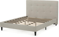 Artium Kárpitozott franciaágykeret bézs szövet BED-M160 CRM2 (artBED-M160-CRM2)