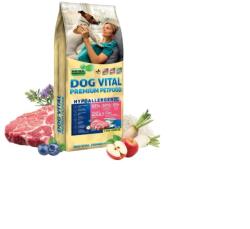 DOG VITAL Hypoallergenic Adult Mini Pork 12 +2 kg - alma és áfonya