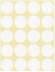 BLUERING Etikett címke, 30mm, körcímke 20 lap 1080 db/csom Bluering® fehér (37666) - printsisters