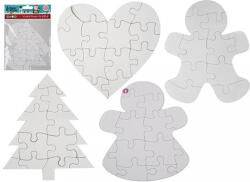 Deconline Xmas Karácsonyi puzzle többféle minta, szinezhető 2 db-os szett (DO503110)