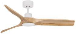 Nova Luce Lustra LED cu Ventilator si telecomanda HOVER D-132cm alb/ lemn natur (NVL-9952384)