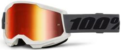  Ochelari atv cross 100% Strata 2 Grey, lentila oglinda rosie (26014053PE) - mxenduro