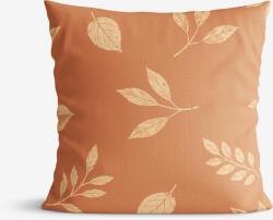 Goldea față de pernă 100% bumbac - frunze portocalii de toamnă 45 x 45 cm